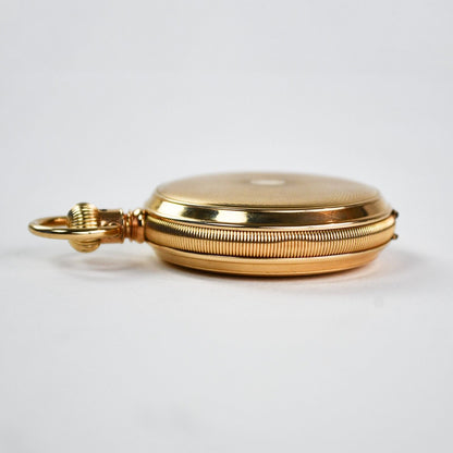 14K Yellow Gold American Waltham Pocket Watch