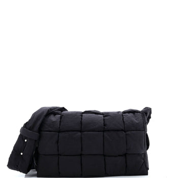 Bottega Veneta Cassette Crossbody Bag Maxi Intrecciato Nylon Large