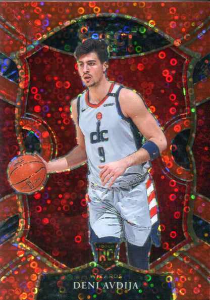 Deni Avdija 2020 Panini Select H2 Red Disco Concourse Rookie Card 36/49 #69