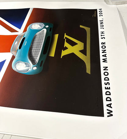 Signed Louis Vuitton Classic Razzia 2004 Poster Original Hand