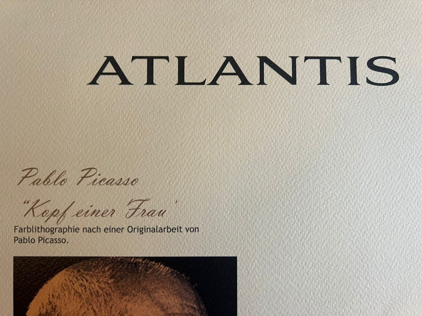 Pablo Picasso - Lithograph Signed Coa - Hand Numbered