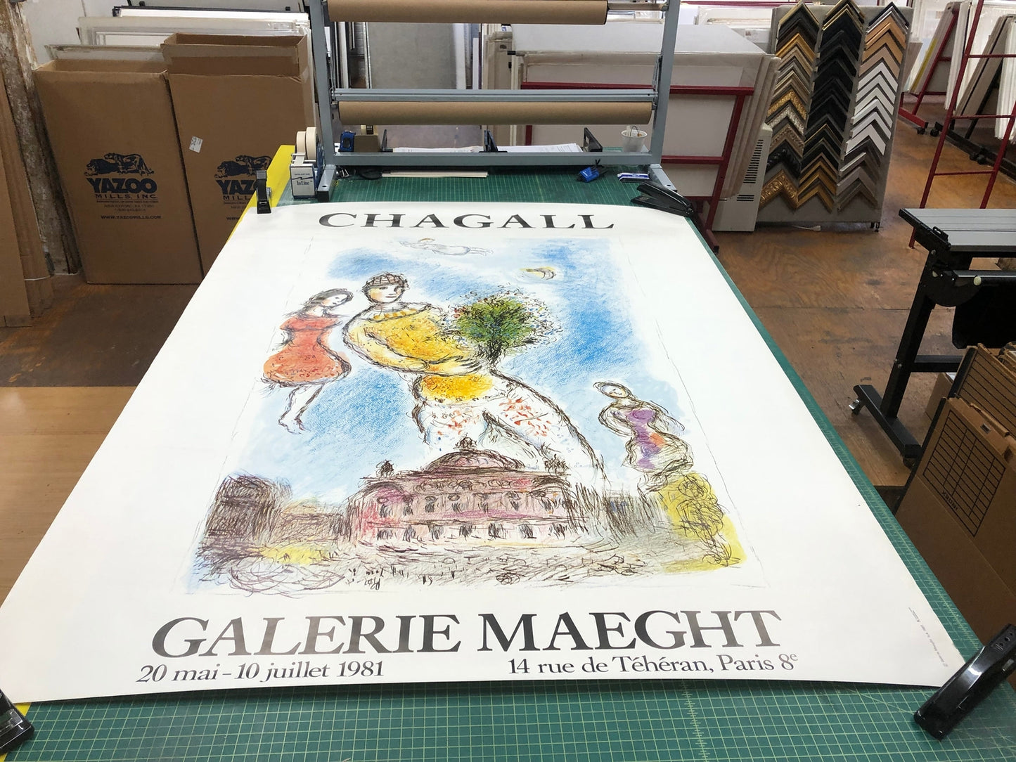 Marc Chagall Opera Bleu " Poster Modernism Multicolor