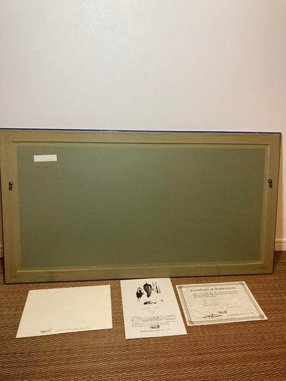 Victor Spahn F1 Original Silk Screen Signed Coa Limited Edition 8/30 Framed