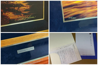 Christian Riese Lassen Celestial Harmony (L) Signed With 3 Diamonds Dolphin Art