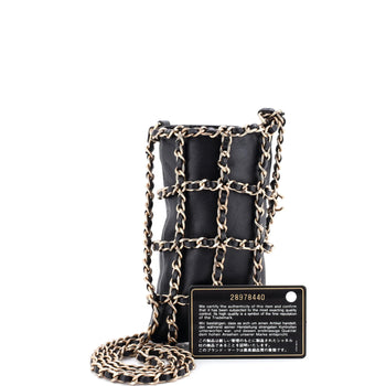 Chanel Tech Me Out Clutch With Chain Lambskin