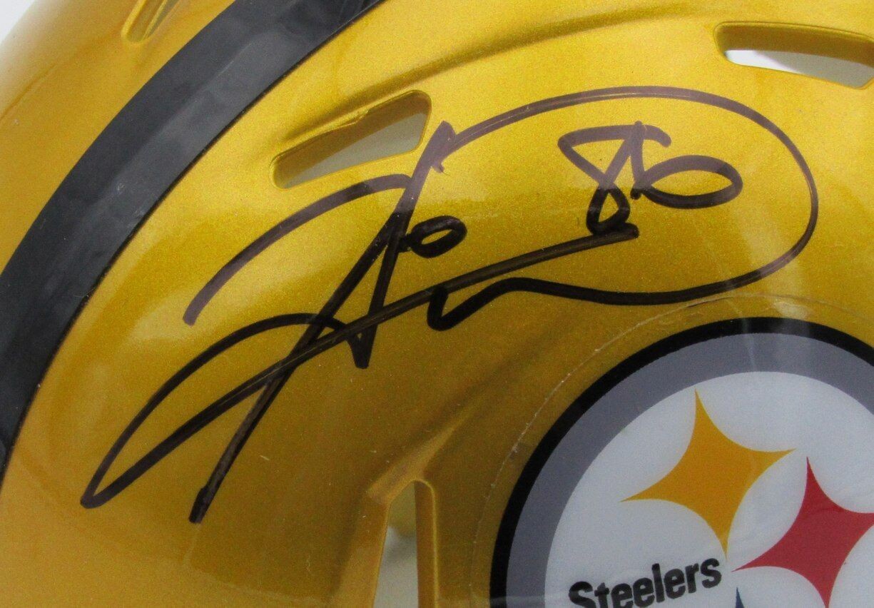 Hines Ward Autographed Flash Alternate Mini Football Helmet Steelers Jsa