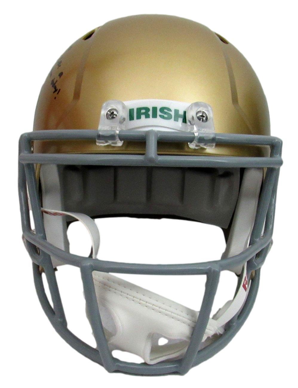 Ian Book Signed/Inscr Notre Dame Gold Full Size