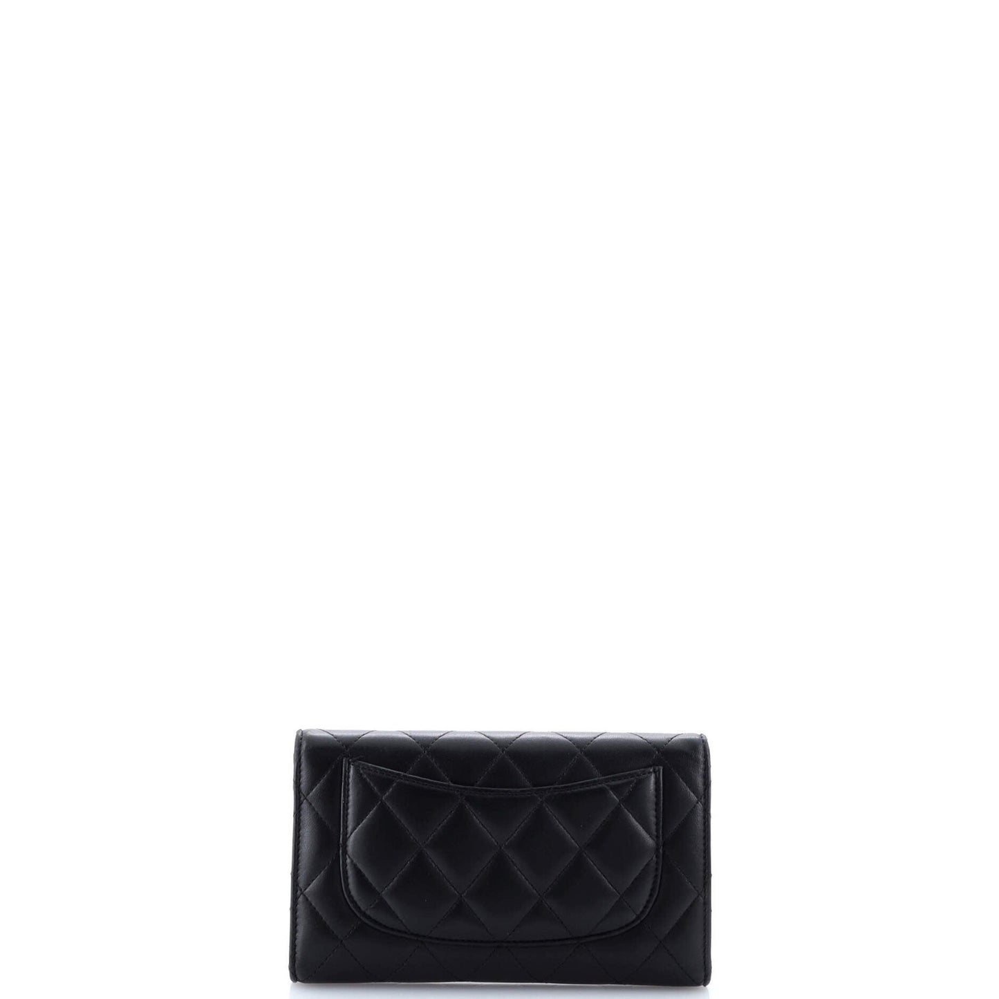 Chanel L-Flap Wallet Quilted Lambskin Long