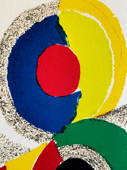 Sonia Delaunay Lithograph Coa Signed Numbered 180 Ex