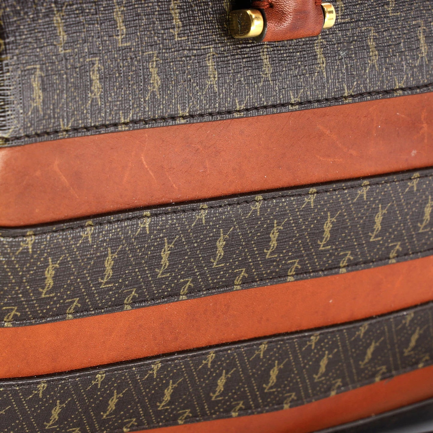 Saint Laurent Le Monogramme Duffle Bag Monogram All Over Coated Canvas