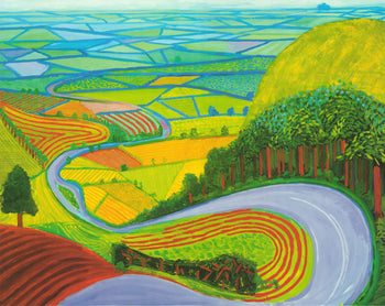 David Hockney Garrowby Hill 