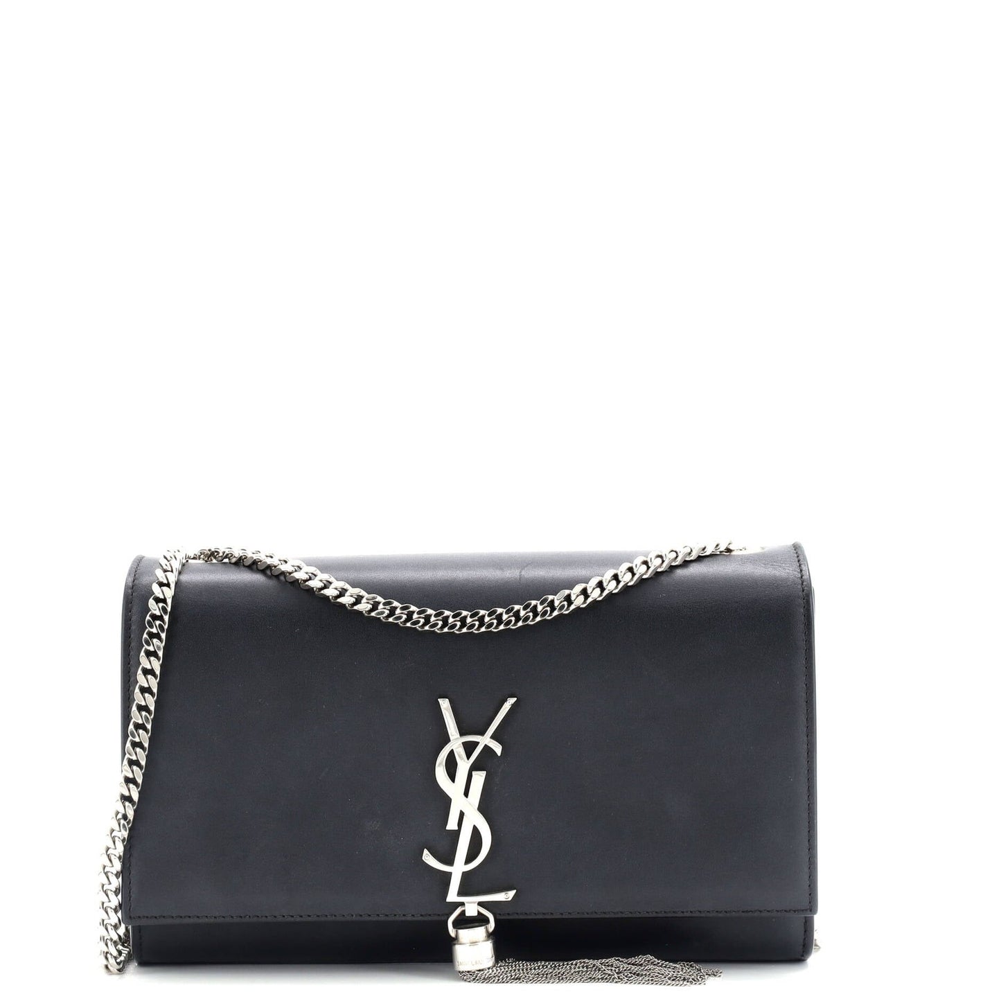 Saint Laurent Classic Monogram Tassel Crossbody Bag Leather Medium