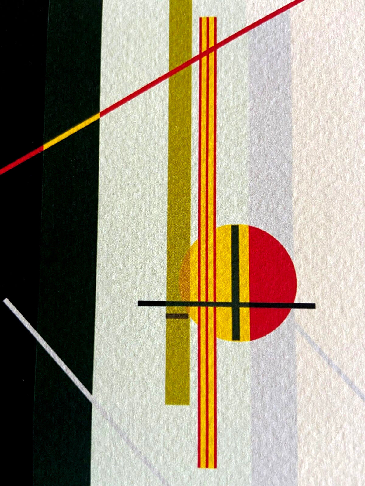 Laszlo Moholy-Nagy Lithograph Coa Signed Op Limited Rare