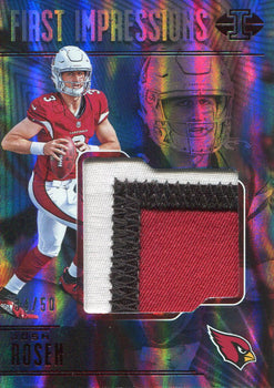 Josh Rosen 2018 Panini Illusions Rookie Jersey Card