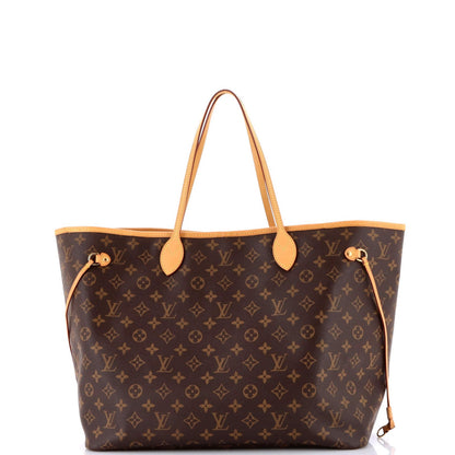 Louis Vuitton Neverfull Nm Tote Monogram Canvas Gm