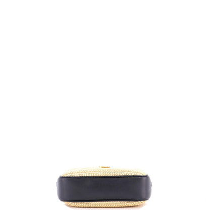 Saint Laurent Lou Camera Bag Woven Raffia Small