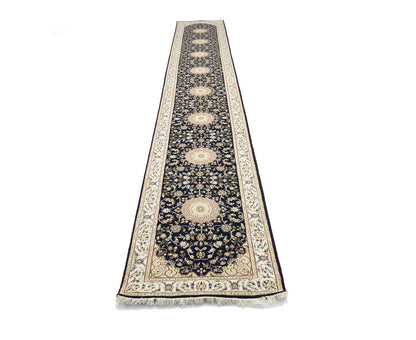 3X18 Floral Oriental Hallway Decor Wool Carpet