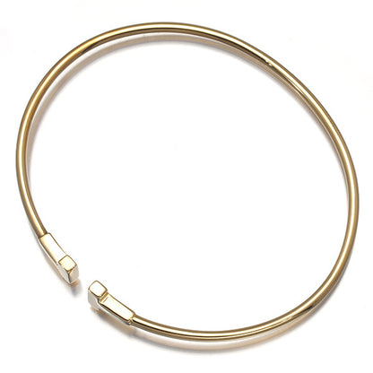 Tiffany&Co. Bracelet Tiffany T Wire Narrow Bangle 18K 750 Yellow Gold