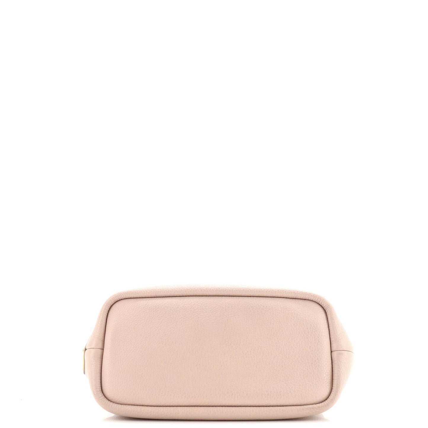 Prada Logo Tote Bag Perforated Leather Small