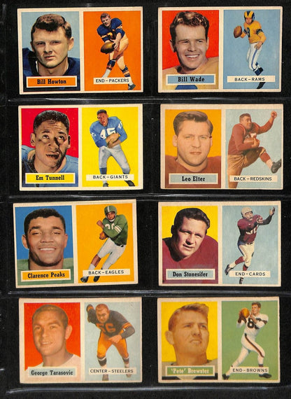 1957 Topps Football Card Complete Set (1-154)
