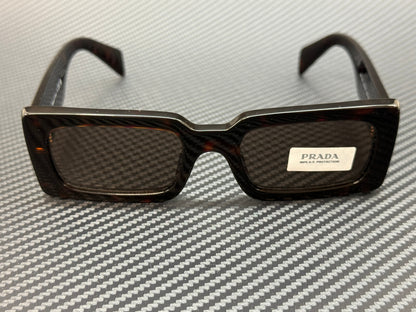 PRADA PR A07S 16N5Y1 Tortoise Brown Women's 52 mm