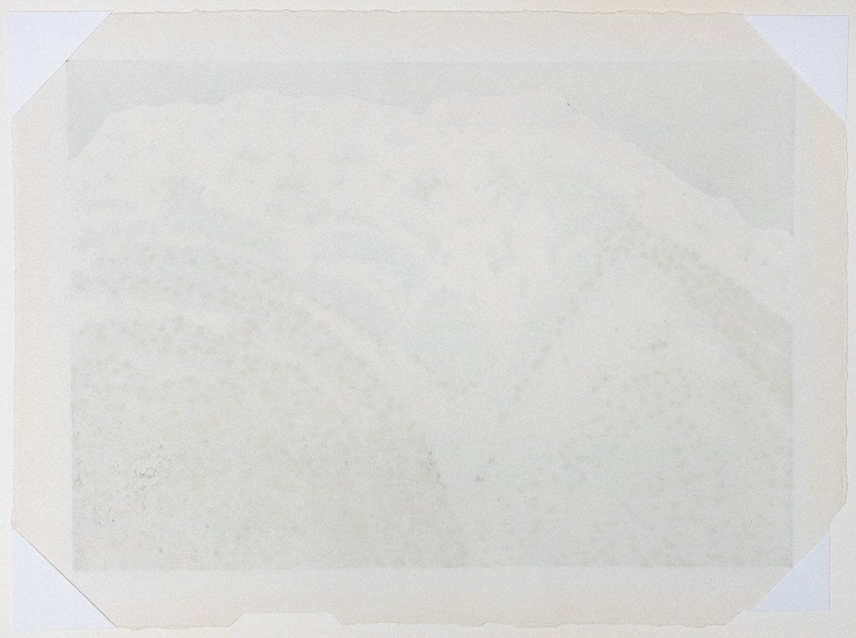 Munenori Makino Snow Peaks 1993 Japanese Woodblock Print Ed.165/250 Signed