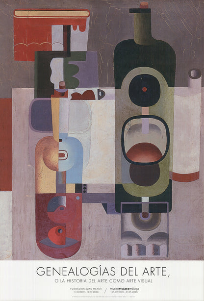 Le Corbusier Deux Bouteilles " Offset Lithograph Modernism Gre