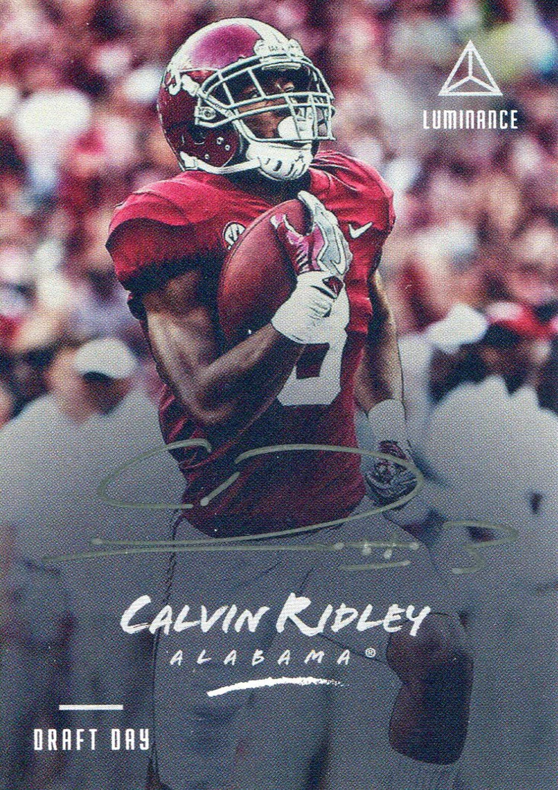 Calvin Ridley Autographed 2018 Panini Luminance Rookie Card