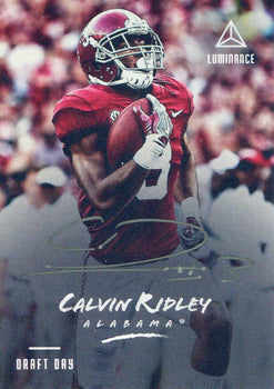 Calvin Ridley Autographed 2018 Panini Luminance Rookie Card