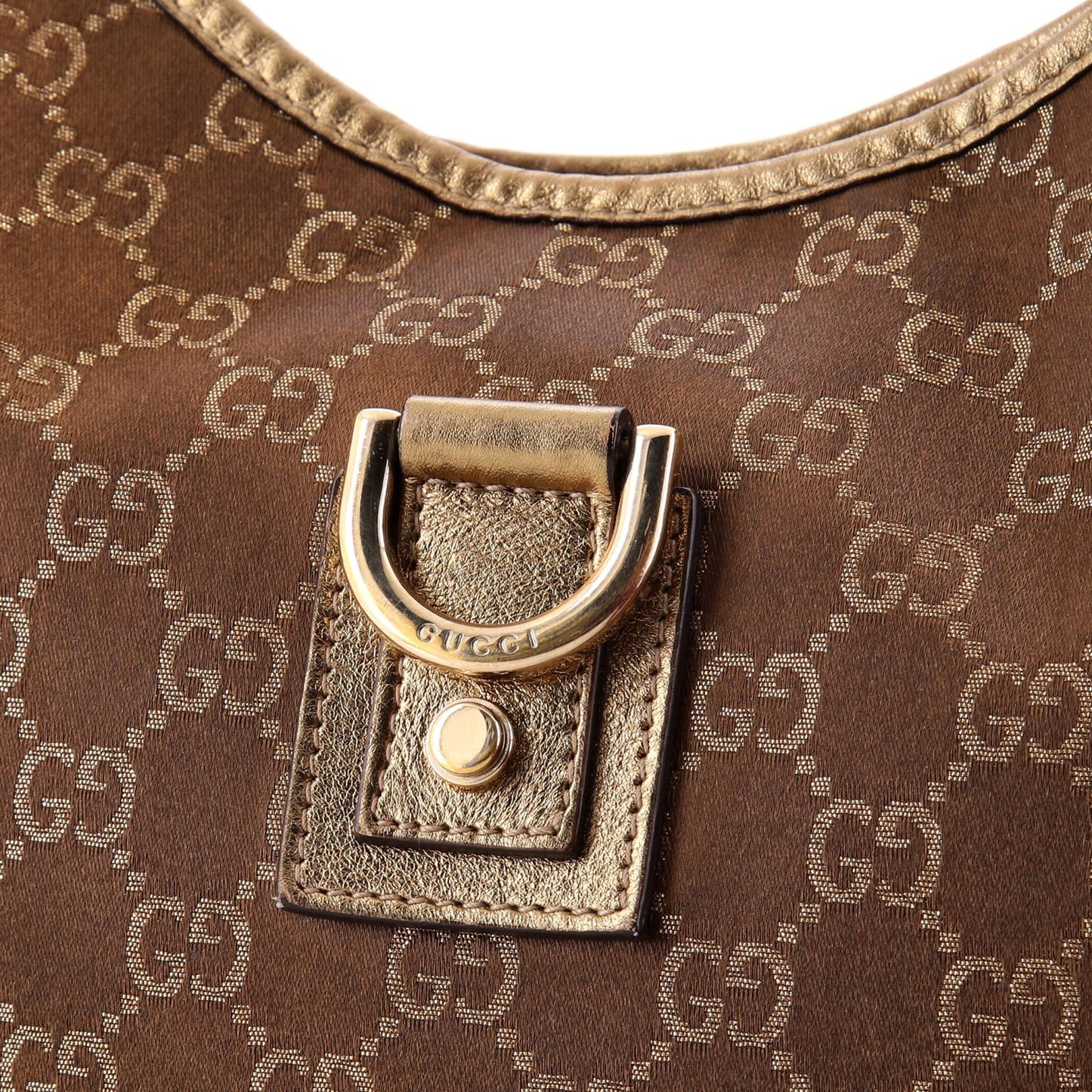 Medium Gucci Abbey D-Ring Hobo GG Canvas with Leather