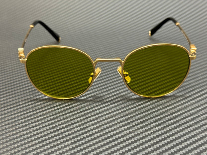 Miu Miu Mu 55Zs 5Ak07O Gold Olive Green Women'S 50 Mm Sunglasses