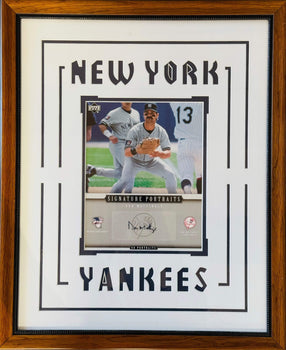 Don Mattingly Autographed Yankees 8X10 Signature Portraits Card Framed (Uda)