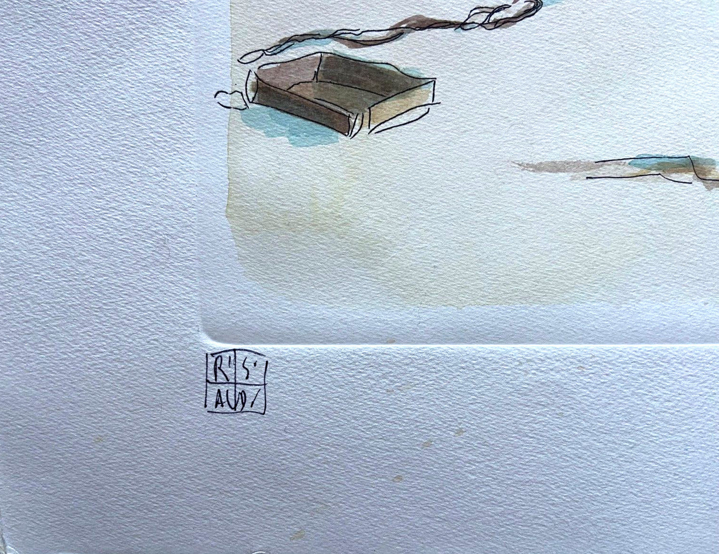 Aldo Riso ''Tricase Porto'' Inc. Hand Painted 60X80 According To Law