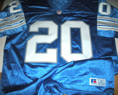 Barry Sanders Lion! Mounted Memories/Coa Signed