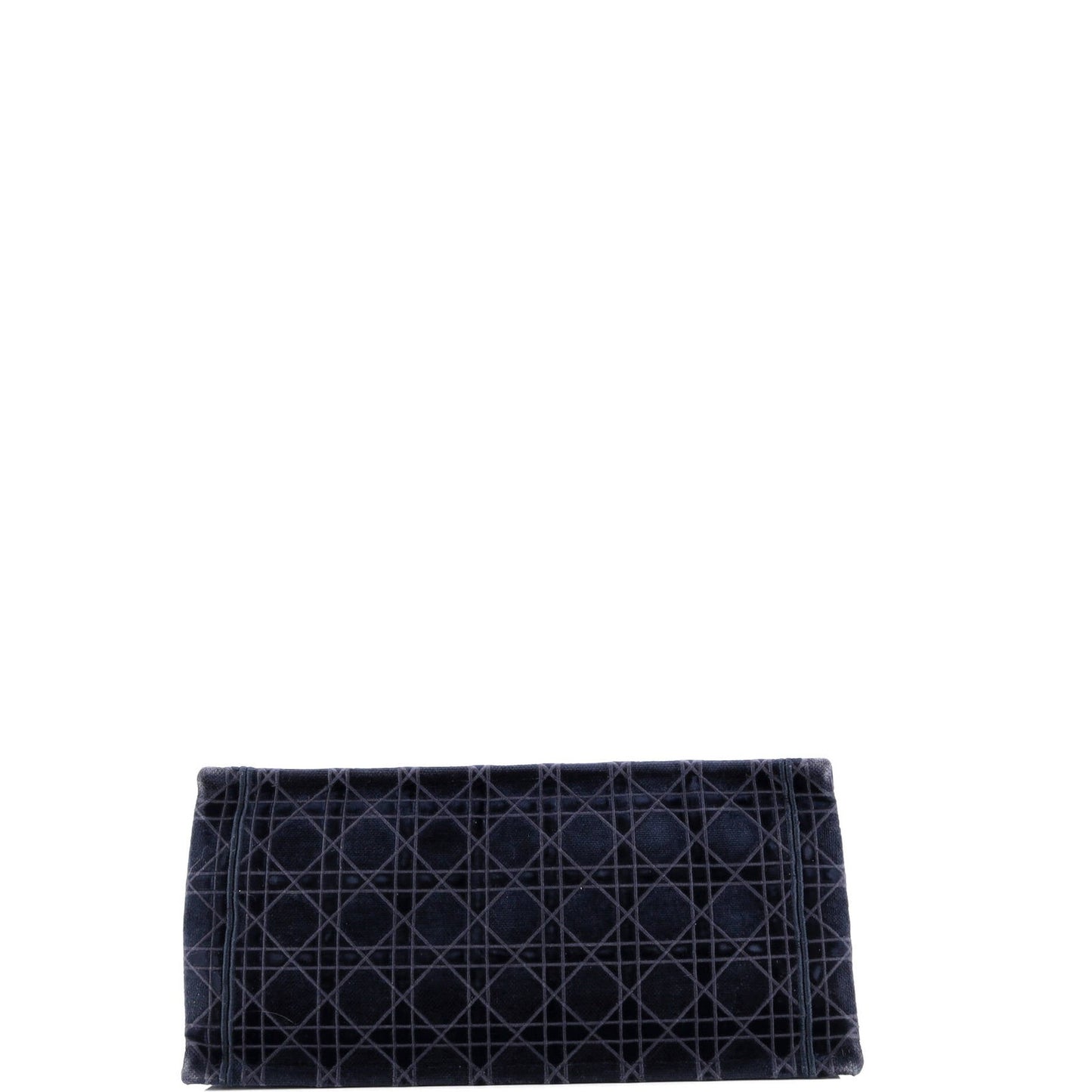 Christian Dior Book Tote Cannage Embroidered Velvet Medium