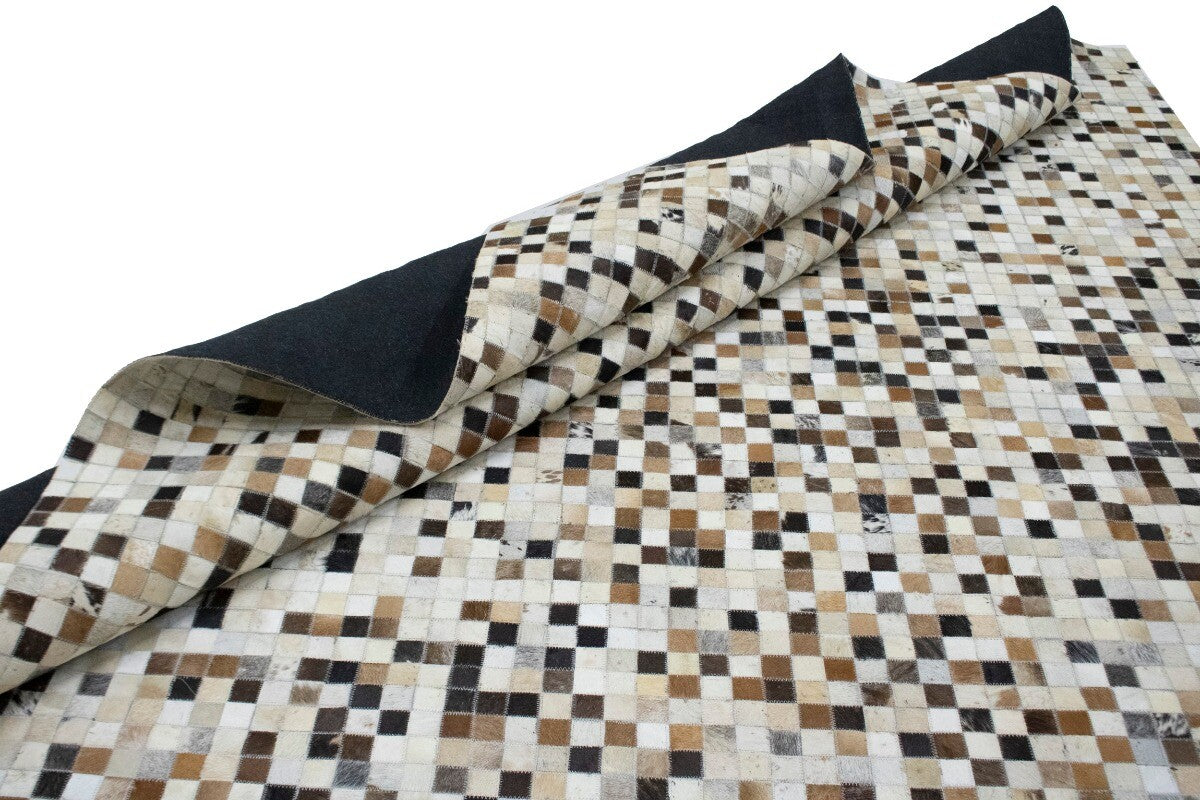 Handcrafted Multicolored Cowhide Leather