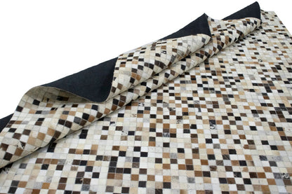 Handcrafted Multicolored Cowhide Leather
