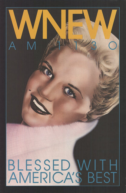 Bob Lee Hickson Wnew Peggy Lee " Offset Lithograph Vintage Yellow