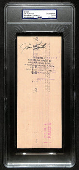 Jim Hunter Hof Signed/Auto 1979 Ny Yankees
