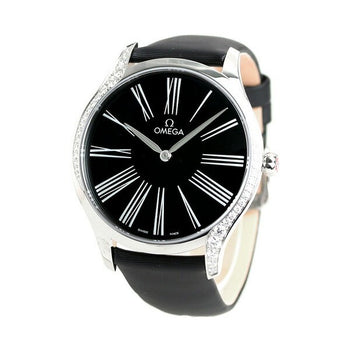 Omega De Ville Trsor 428.17.39.60.01.001 Black Quartz Women'S Watch New In Box