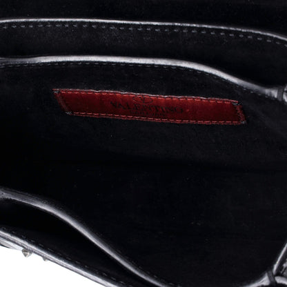 Valentino Garavani B-Rockstud Shoulder Bag Glazed Leather With Metal