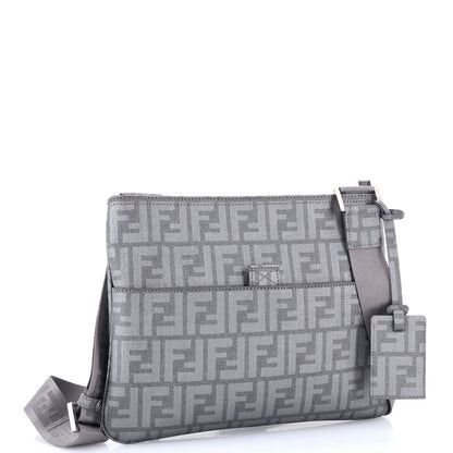 Fendi Slip Pocket Messenger Zucca Coated Canvas Medium