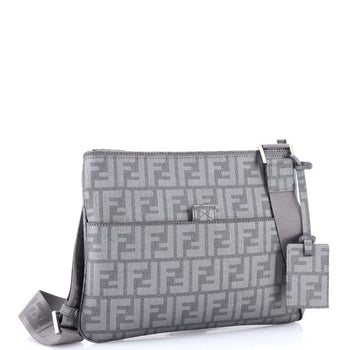 Fendi Slip Pocket Messenger Zucca Coated Canvas Medium