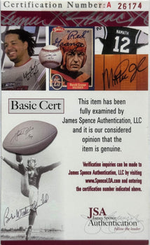 O.J. Simpson Autographed Bills 8X10 Football Photo (Jsa)