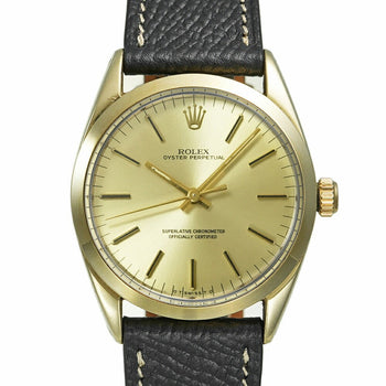 Rolex Oyster Perpetual 1024 Gold Men'S Used Watch #722814
