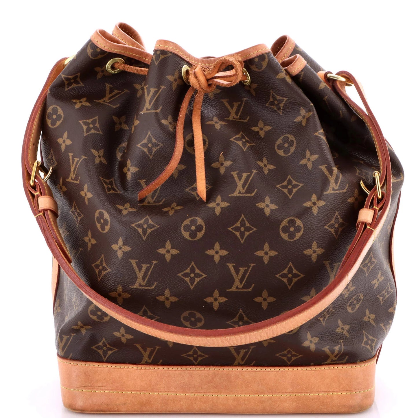 Louis Vuitton Noe Handbag Monogram Canvas Large