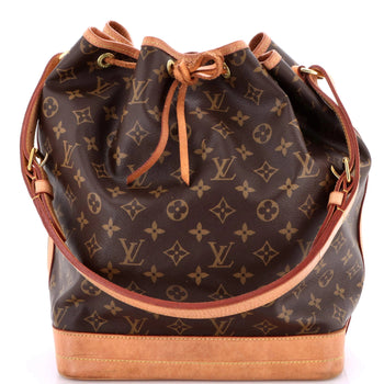 Louis Vuitton Noe Handbag Monogram Canvas Large