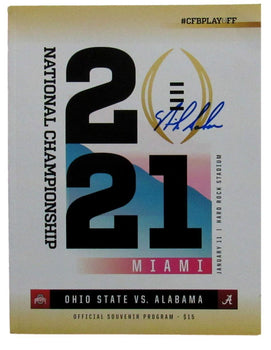 Nick Saban Alabama Signed/Auto 2021 National