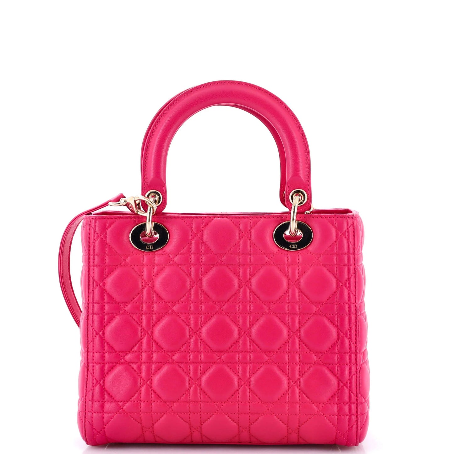 Christian Dior Lady Dior Bag Cannage Quilt Lambskin Medium