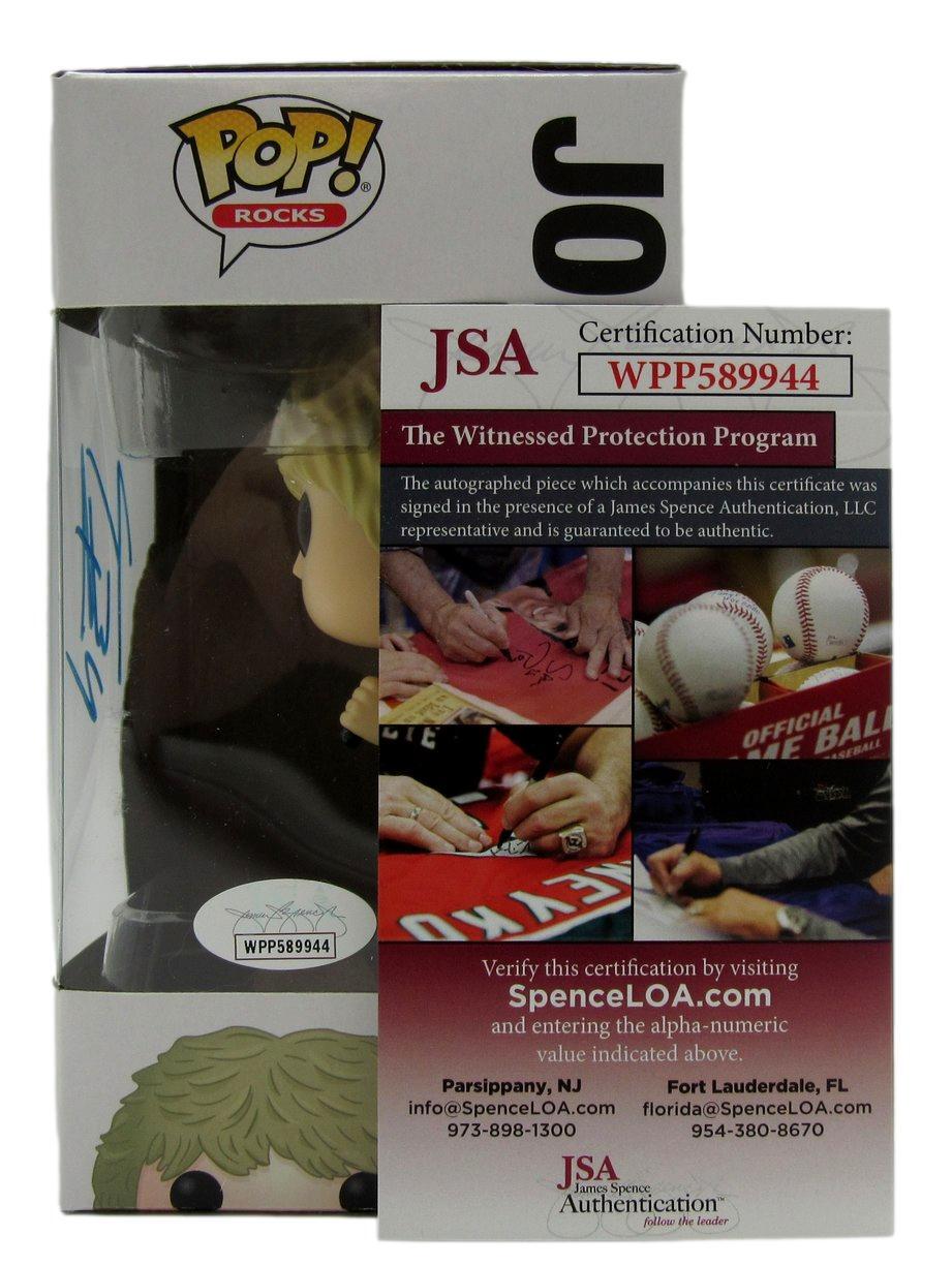 Joe Elliott Autographed Funko Pop! #147 Figurine Def Leppard Jsa
